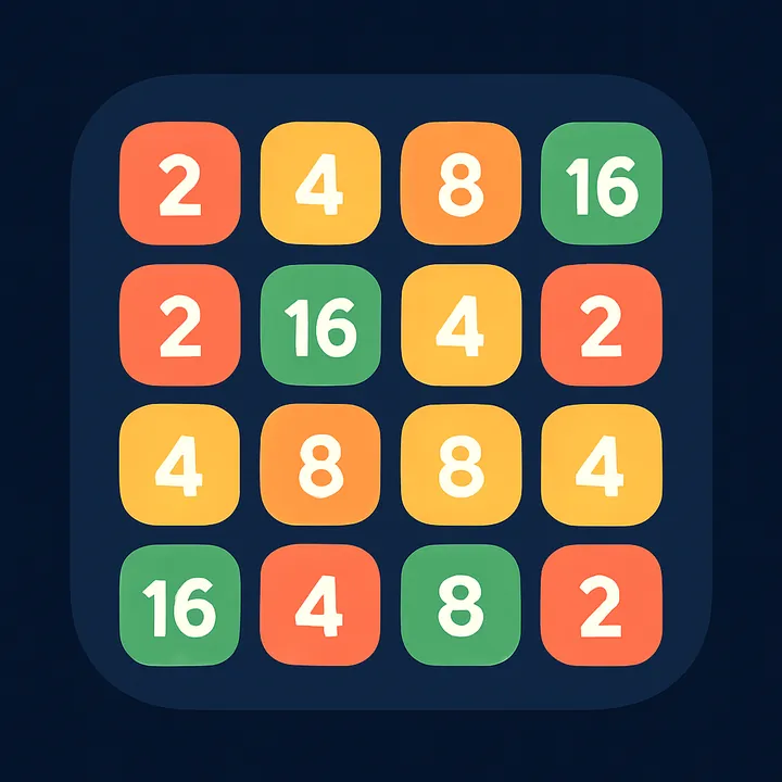 2048 Tiles game preview
