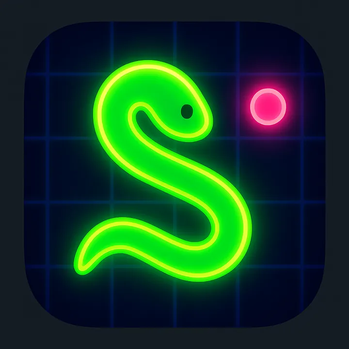 Neon Snake game preview
